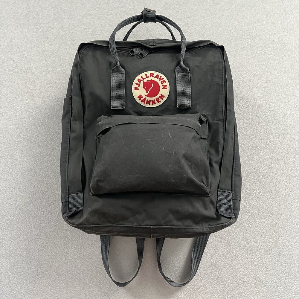 Fjallraven Kanken Backpack Super Grey 23510 Sweden Outdoor Travel Utility Pack